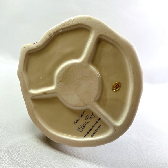 Blue Sky “The Kitty Tree” Christmas Whimsical Tealight Candle Holder Signed - Picture 8 of 11